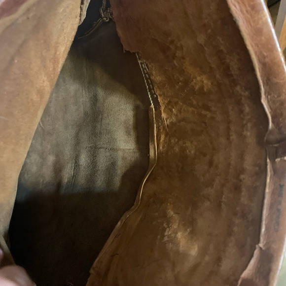 Vintage Moroccan leather bag - Picture 7 of 7